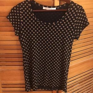 Max Studio Polka Dot T-shirt S